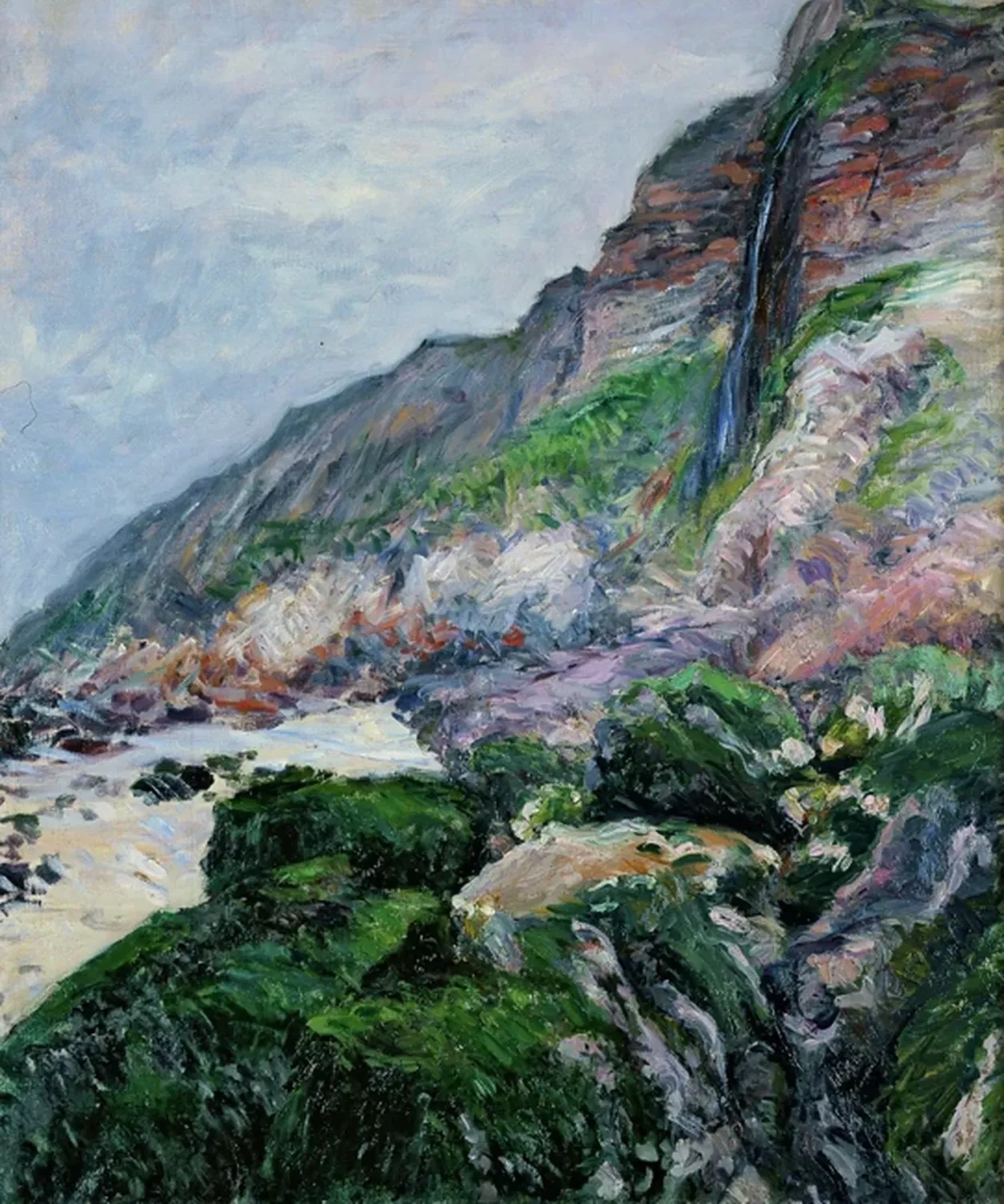 Falaise en Normandie, Gustave Caillebotte