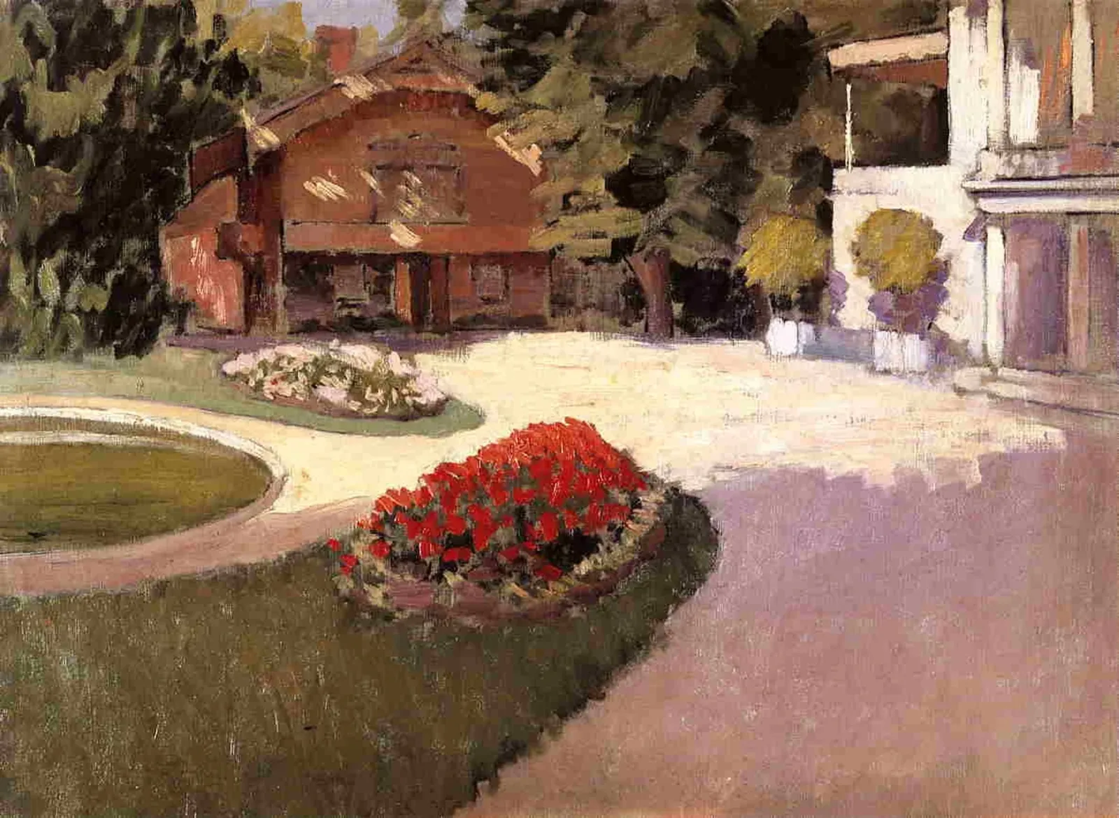 Garden at Yerres, Gustave Caillebotte