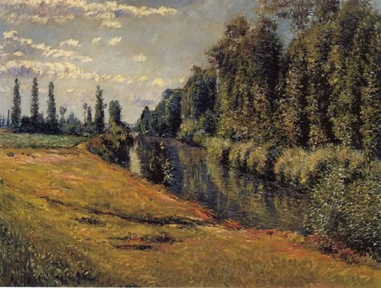 Le Petit bras de Seine, Gustave Caillebotte