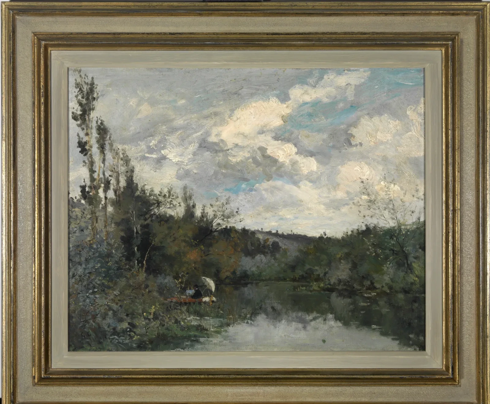 Le petit lac dans la forêt, Gustave Caillebotte