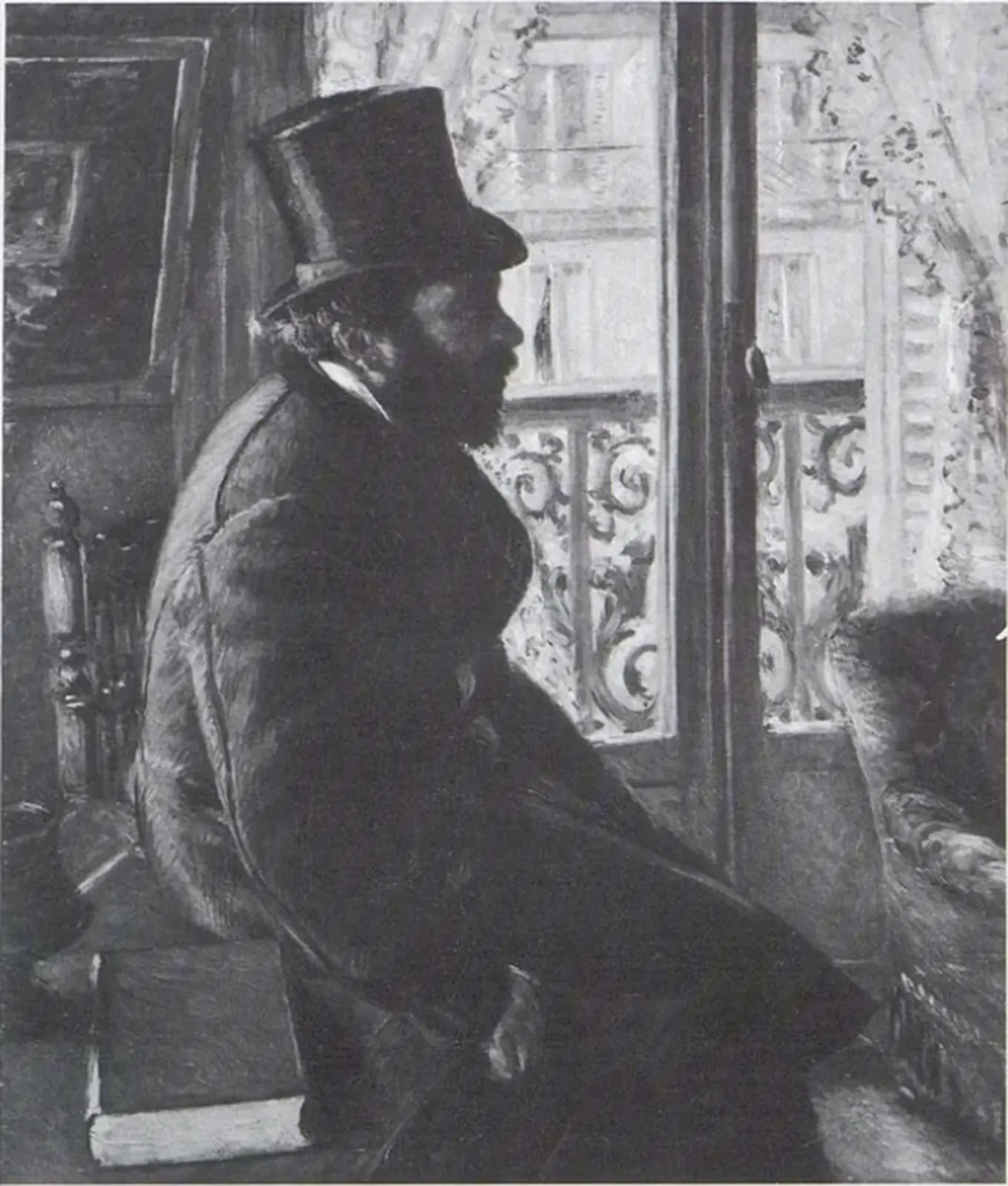 Portrait d'inconnu, Gustave Caillebotte