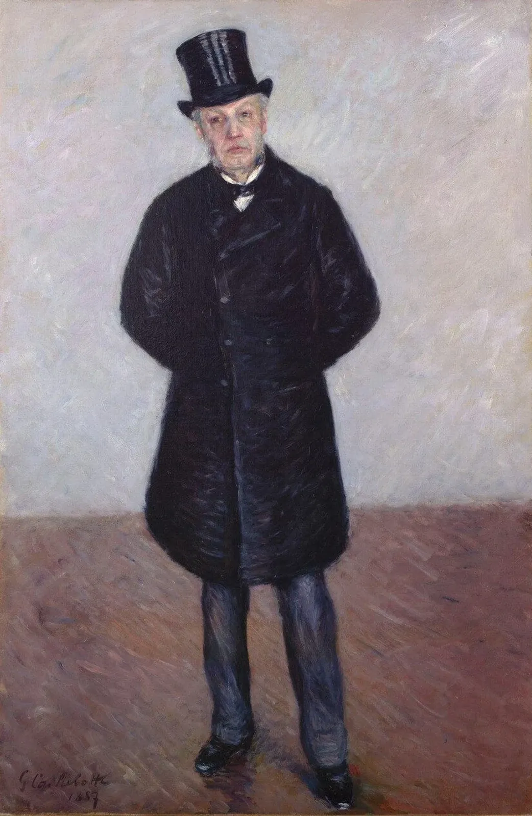 Portrait de Jean Daurelle en pied, Gustave Caillebotte