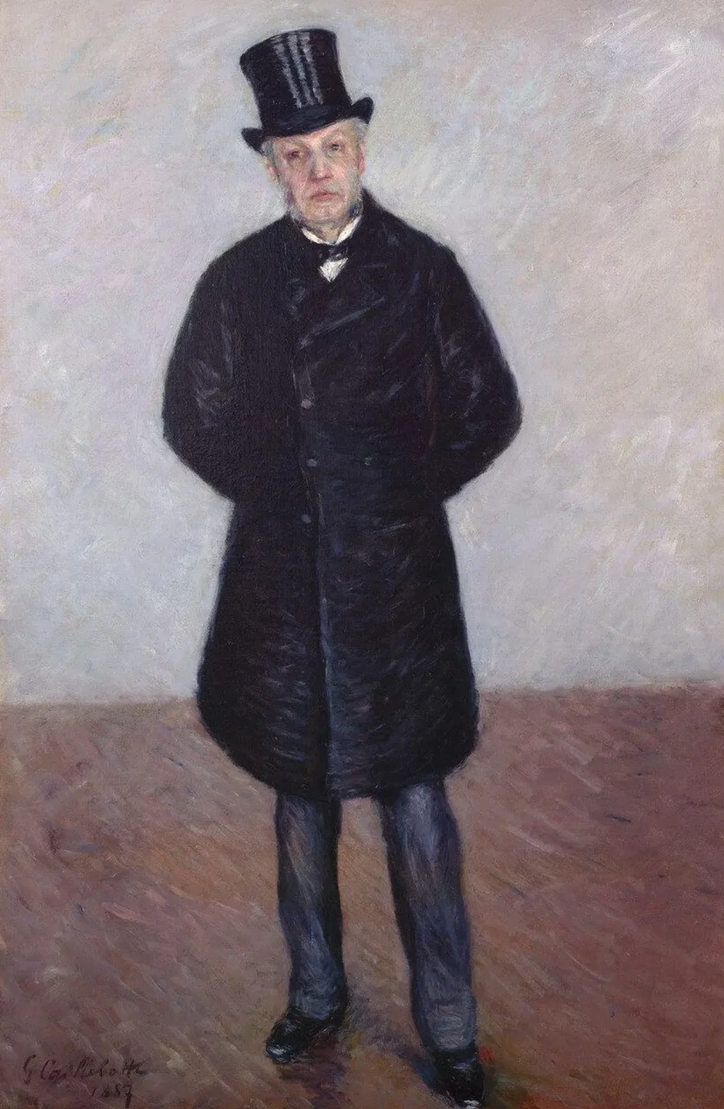 Portrait de Jean Daurelle en pied, Gustave Caillebotte