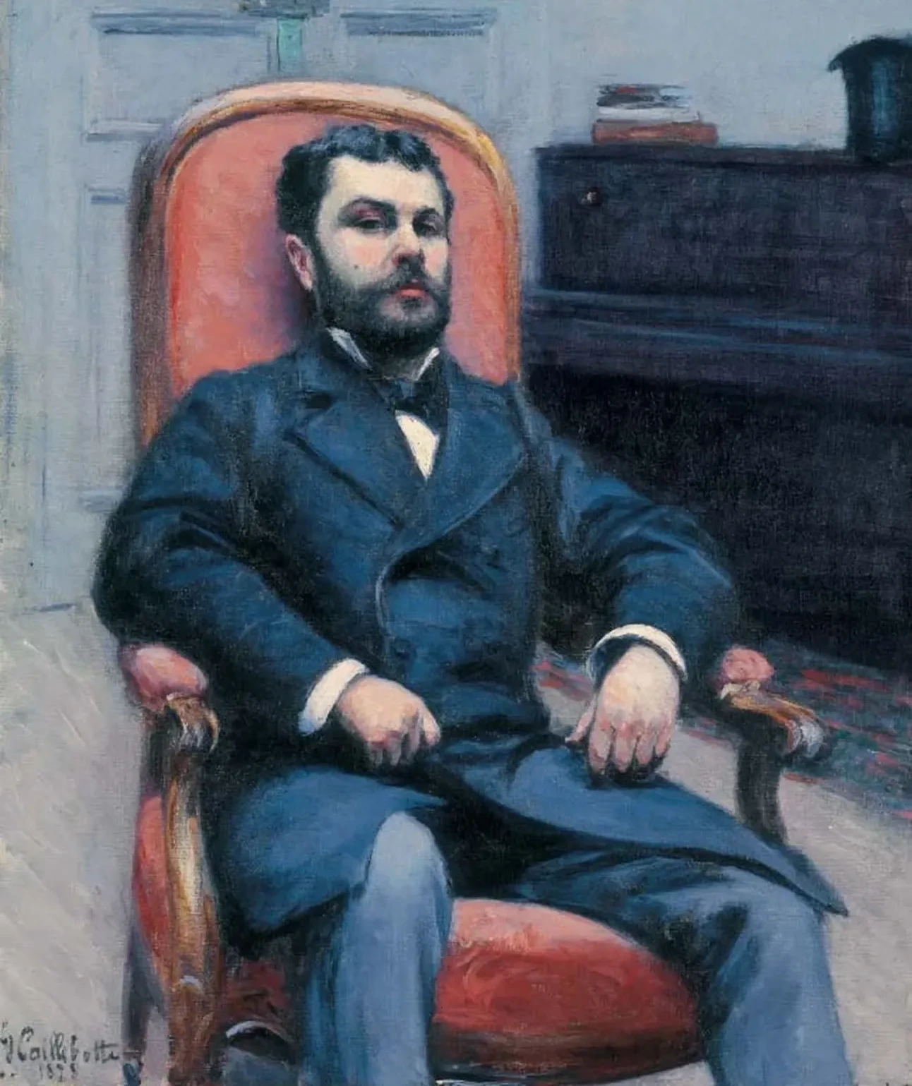 Portrait de Richard Gallo, Gustave Caillebotte