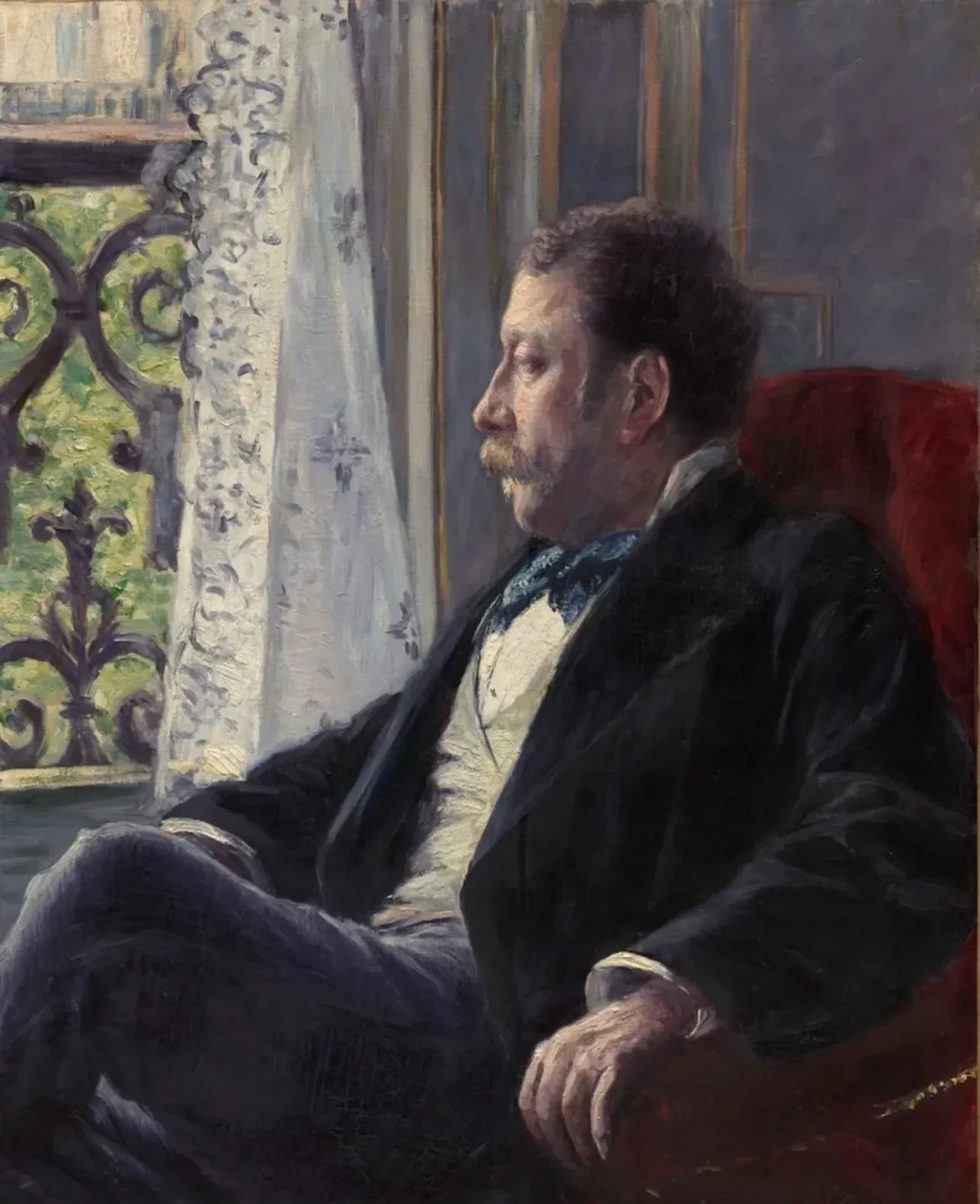 Portrait of a Man, Gustave Caillebotte