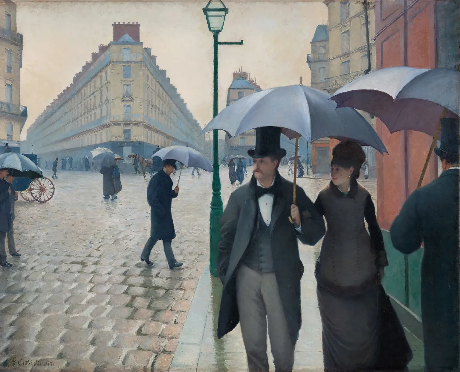 Rue de Paris, temps de pluie, Gustave Caillebotte