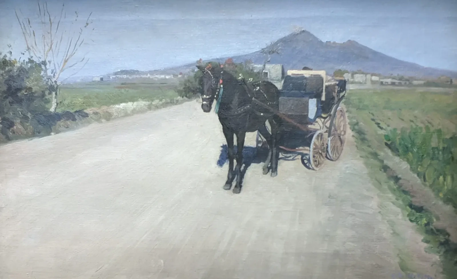 Une Route à Naples, Gustave Caillebotte