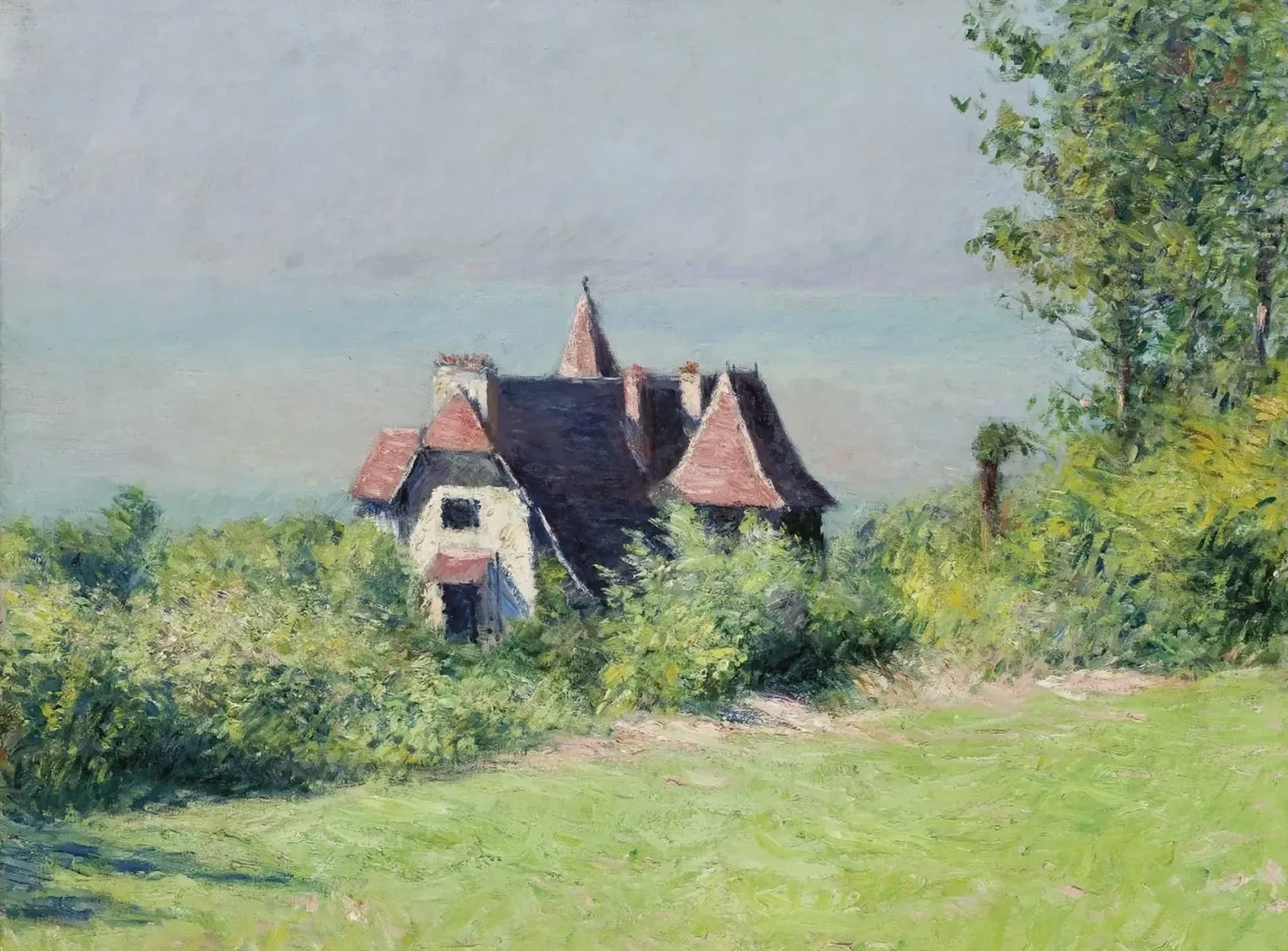 une villa à Trouville, Gustave Caillebotte