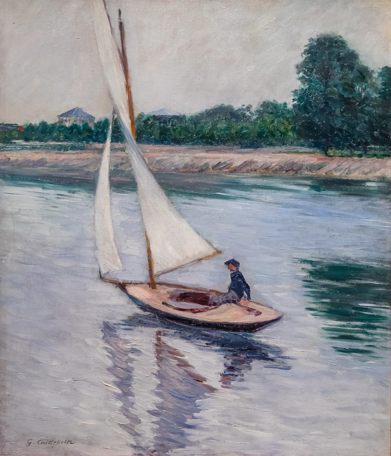 Voilier sur la Seine à Argenteuil, Gustave Caillebotte
