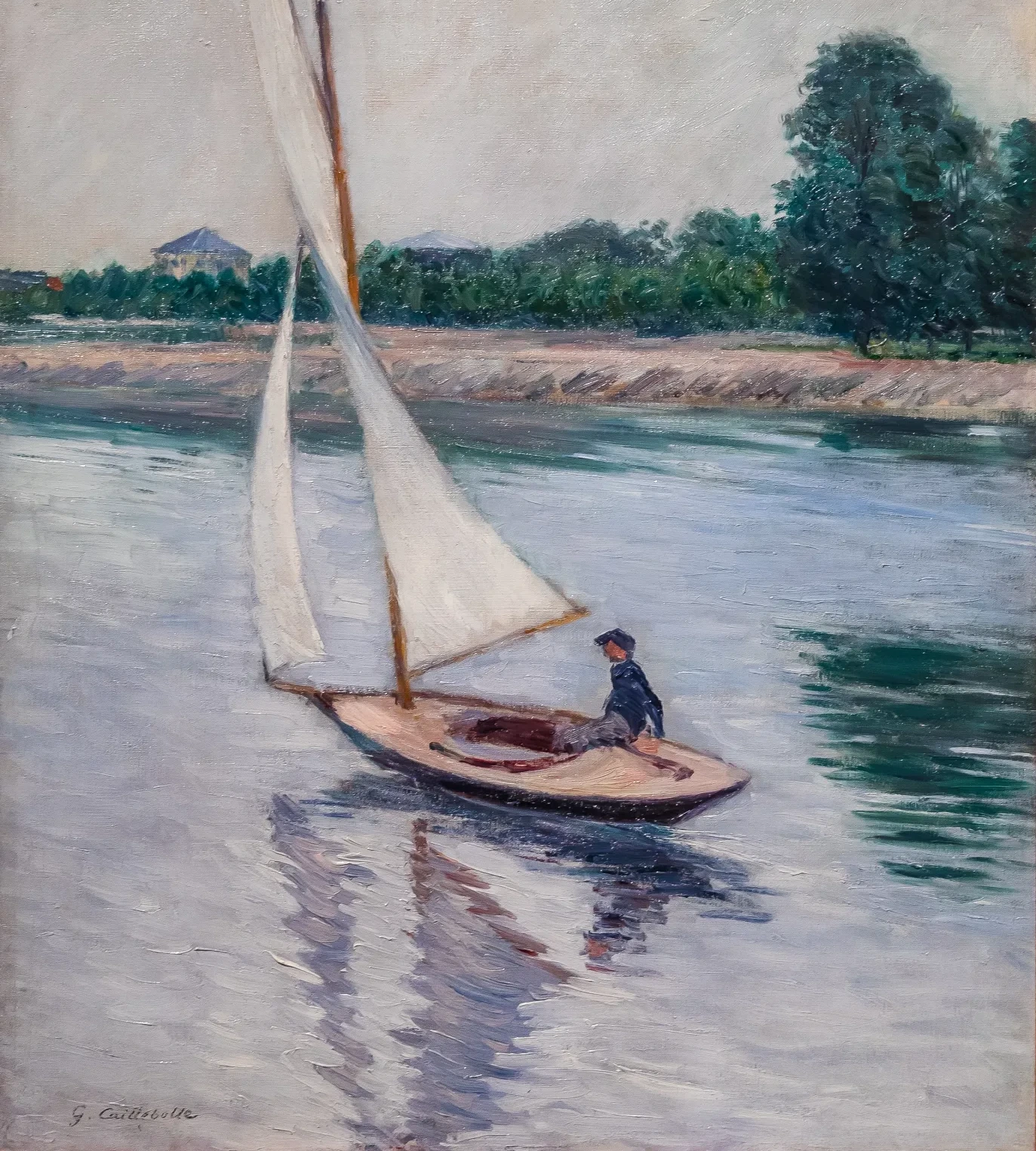 Voilier sur la Seine à Argenteuil, Gustave Caillebotte