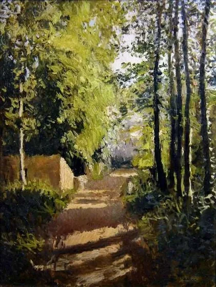 Allée sous-bois en Normandie