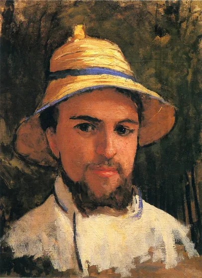 Autoportrait au chapeau de paille