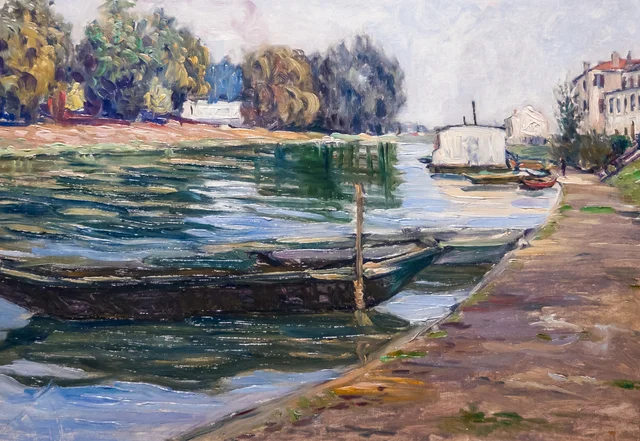 Margens do Sena, Gustave Caillebotte