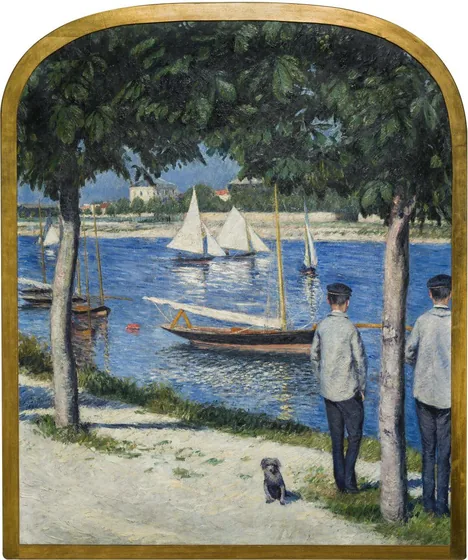 La Berge du Petit Gennevilliers et la Seine