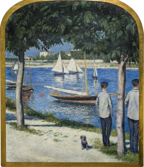 La Berge du Petit Gennevilliers et la Seine