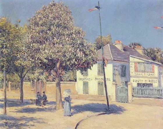 La place du marché (La promenade d'Argenteuil)