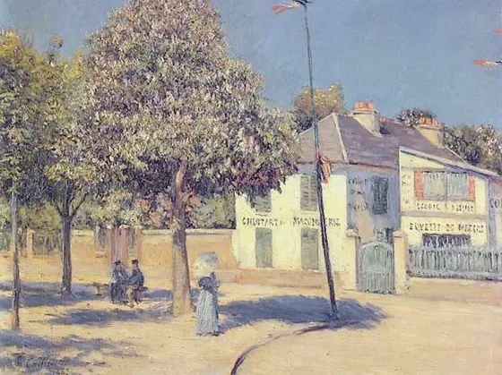 La place du marché (La promenade d'Argenteuil)