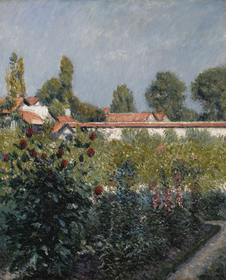 Le Jardin du Petit Gennevilliers, les toits roses