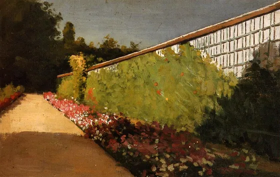 Le mur du jardin potager, Yerres