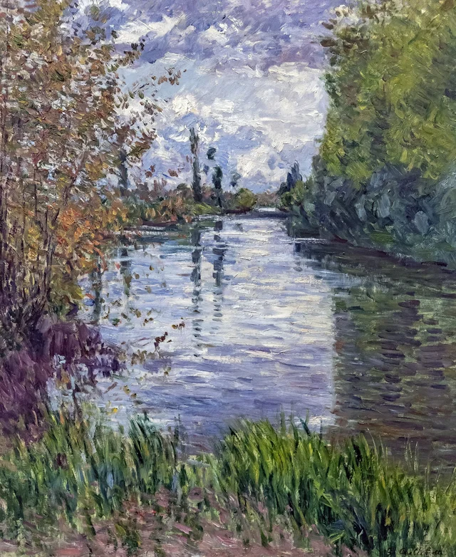 O Pequeno braço do Sena no outono, Gustave Caillebotte