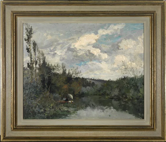 Le petit lac dans la forêt