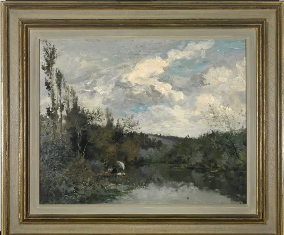 Le petit lac dans la forêt
