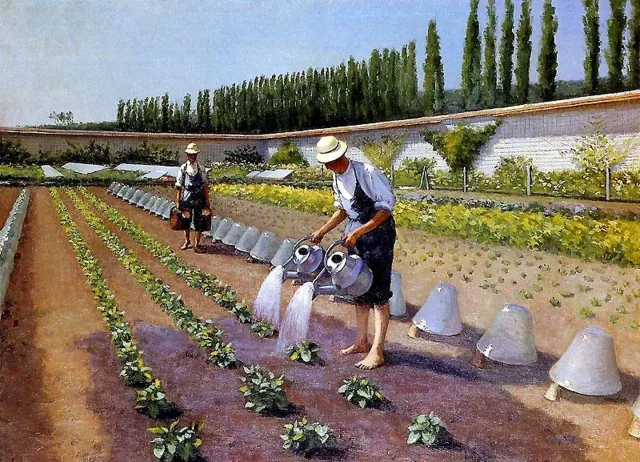 Les jardiniers, Gustave Caillebotte