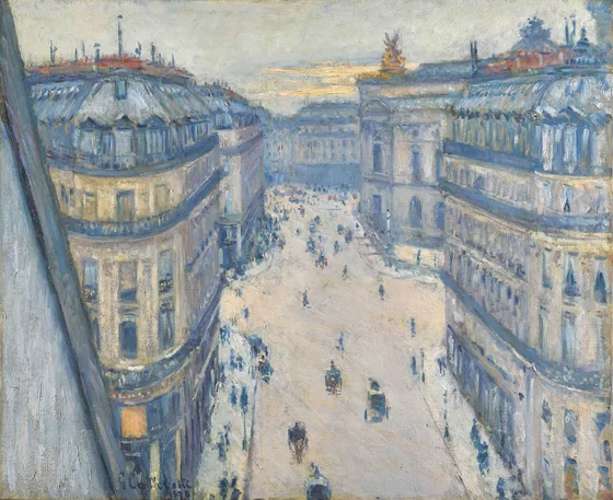 Rue Halévy, vue d'un sixième étage