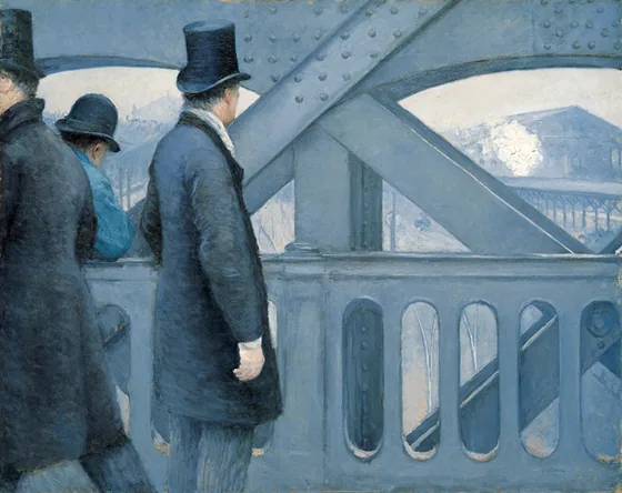 Sur le pont de l'Europe
