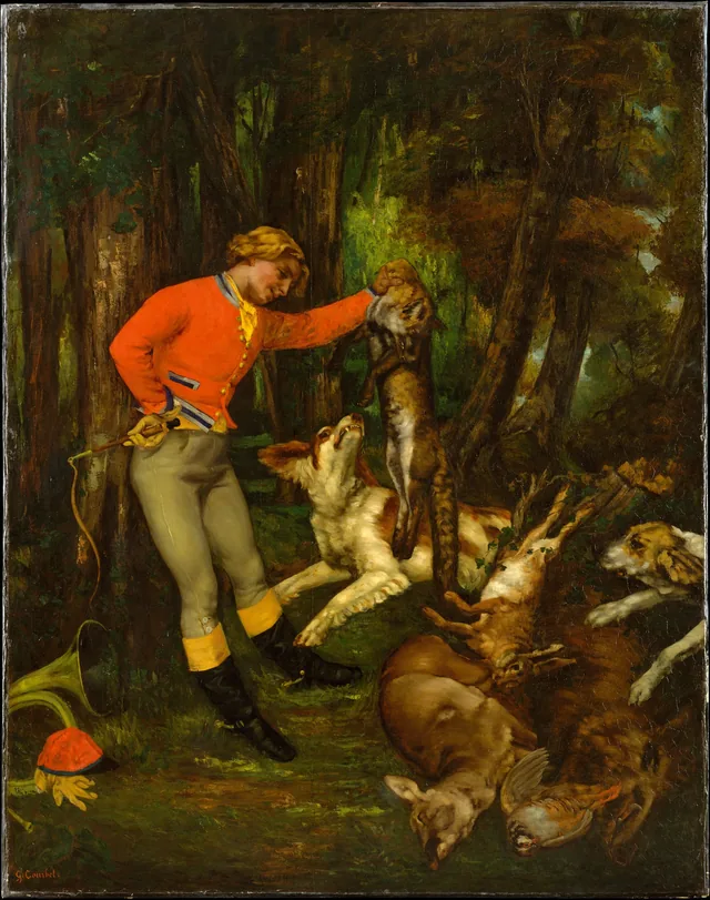 After the Hunt, Gustave Courbet