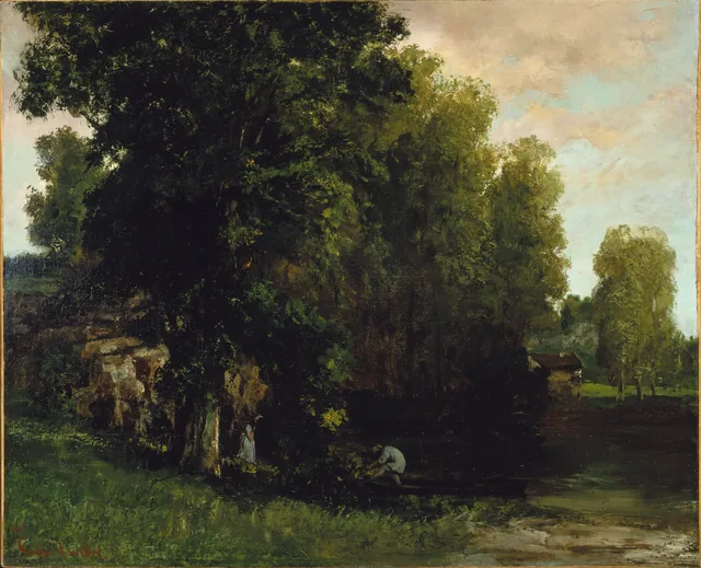 Au bord de l'étang