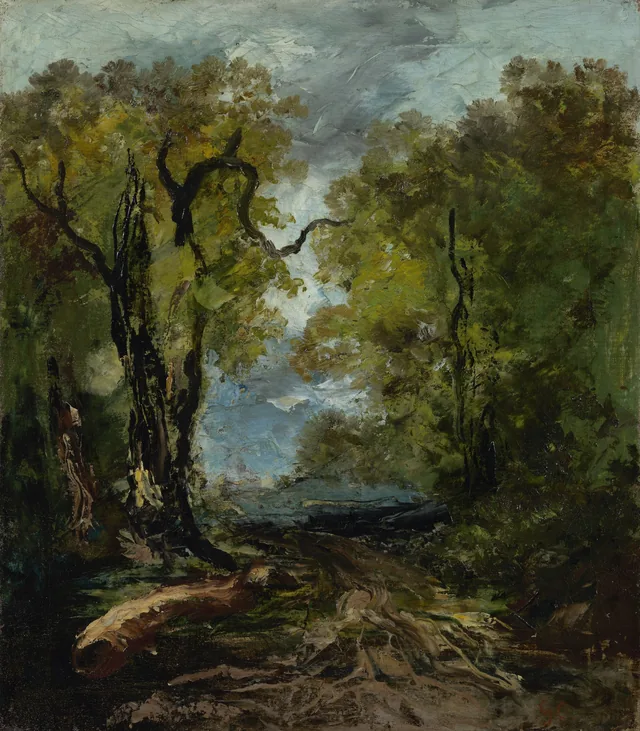 By the lake, Gustave Courbet