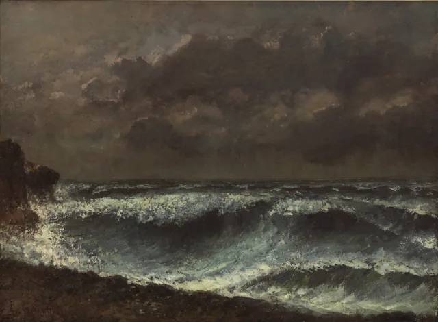 Squall on the Horizon, Gustave Courbet