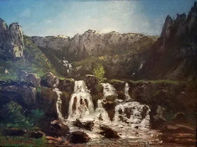Cascada en Ornans, Gustave Courbet