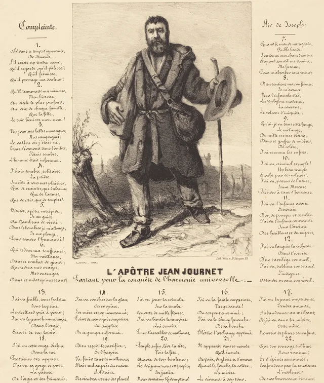 The Apostle Jean Journet Setting Out for the Conquest of Universal Harmony