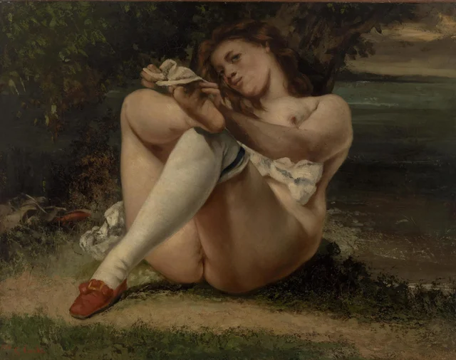 La mujer de las medias blancas