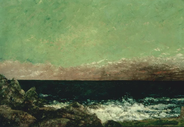 El Mediterráneo, Gustave Courbet