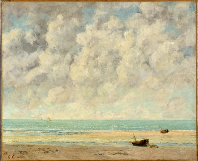 The Calm Sea, Gustave Courbet