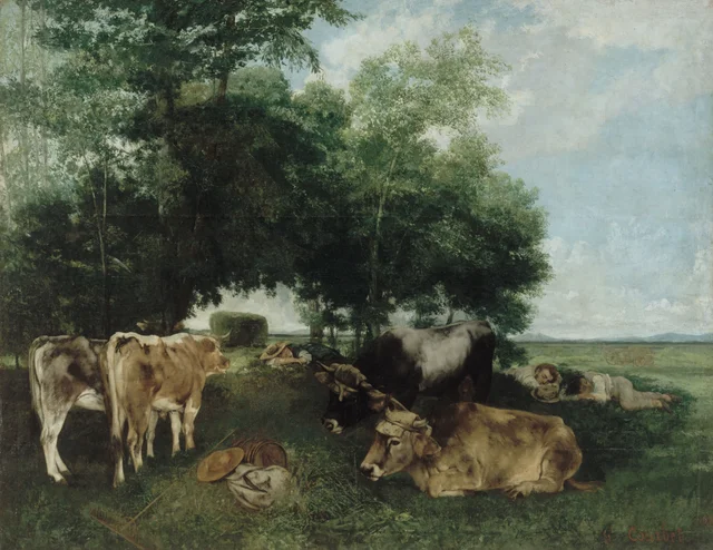 La siesta durante la temporada de heno