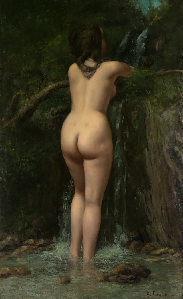 La fuente, Gustave Courbet