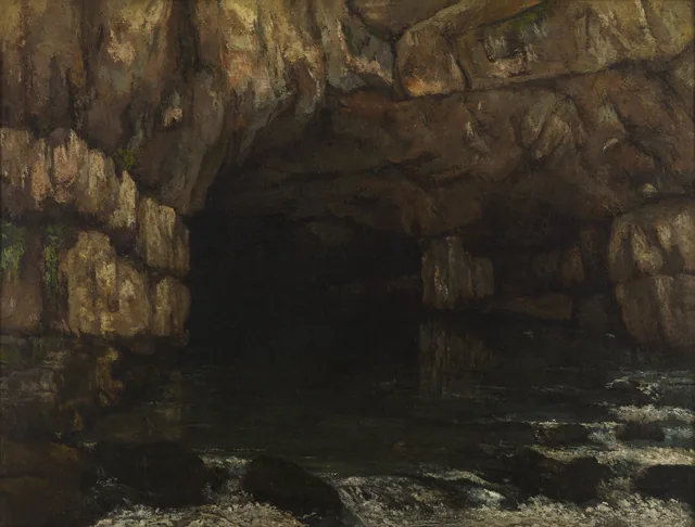 La source de la Loue, Gustave Courbet