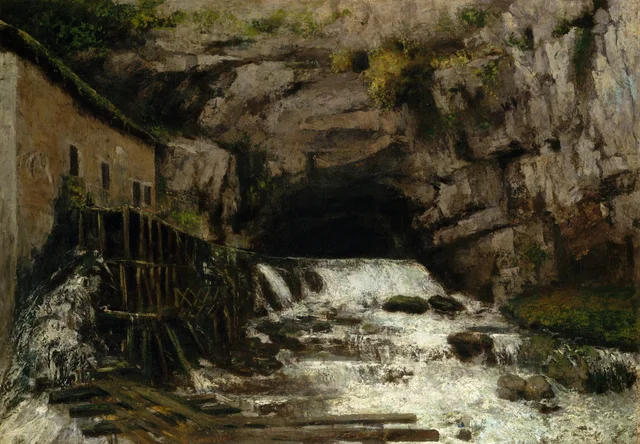 El nacimiento del Loue, Gustave Courbet