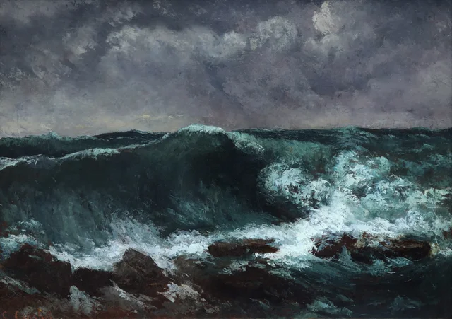 La ola, Gustave Courbet