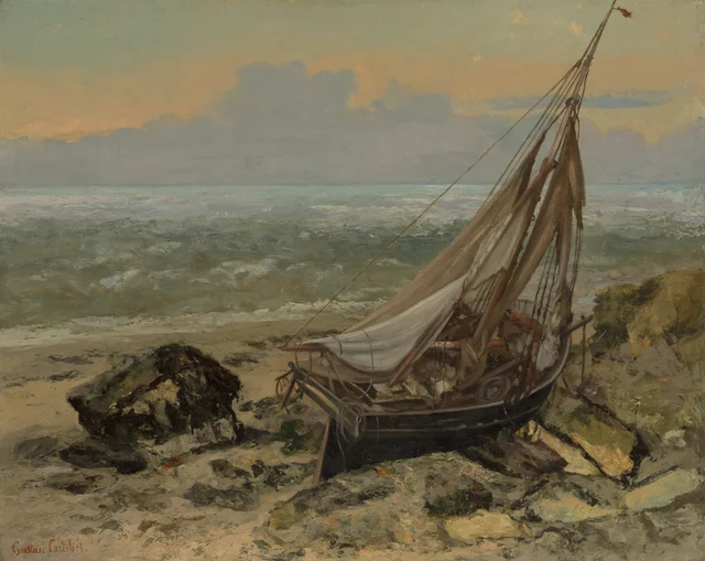 El barco de pesca, Gustave Courbet