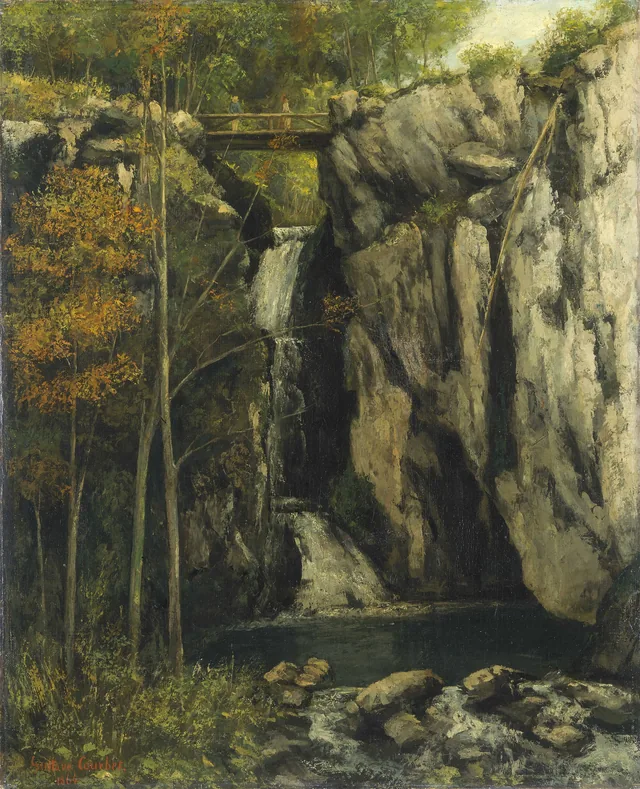 Le Gour de Conche, Gustave Courbet