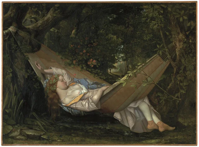 Le hamac, Gustave Courbet