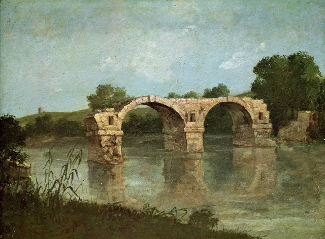 The Bridge at Ambrussum, Gustave Courbet