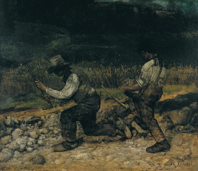 Los picapedreros, Gustave Courbet