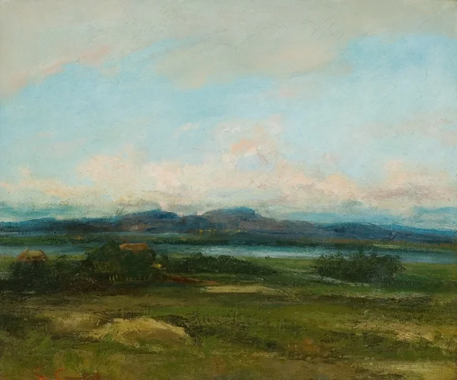 The Ponds at Palavas, Gustave Courbet