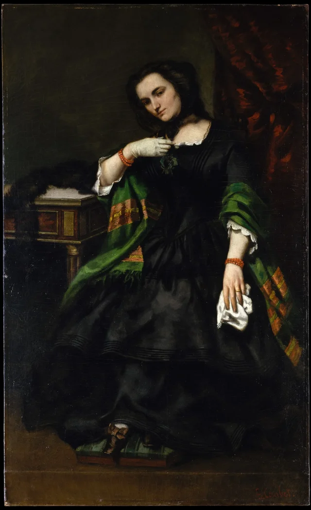 Madame Auguste Cuoq (Mathilde Desportes, 1827–1910), Gustave Courbet
